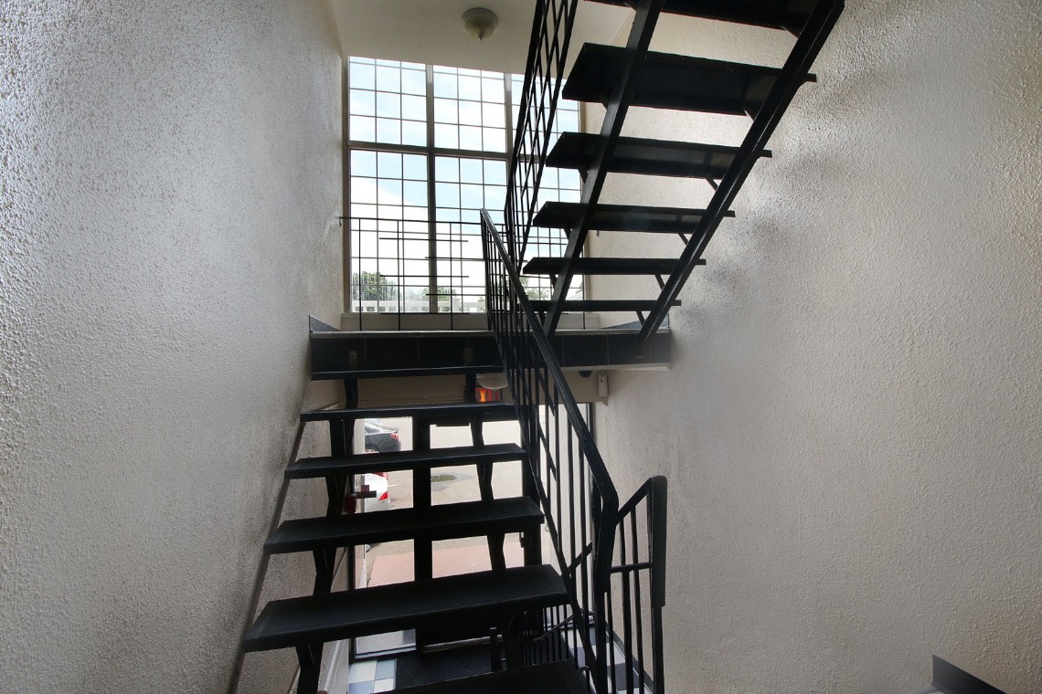 An interior view of our building at  17-19 winter St. Boston
